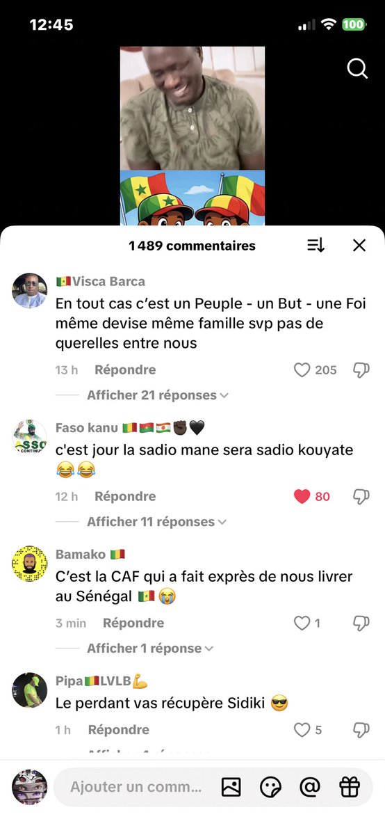 noir_fierss's tweet image. Je vois des gens essayer de créer de la fitna entre le Sénégal et le Mali, mais les commentaires me réchauffent le cœur.