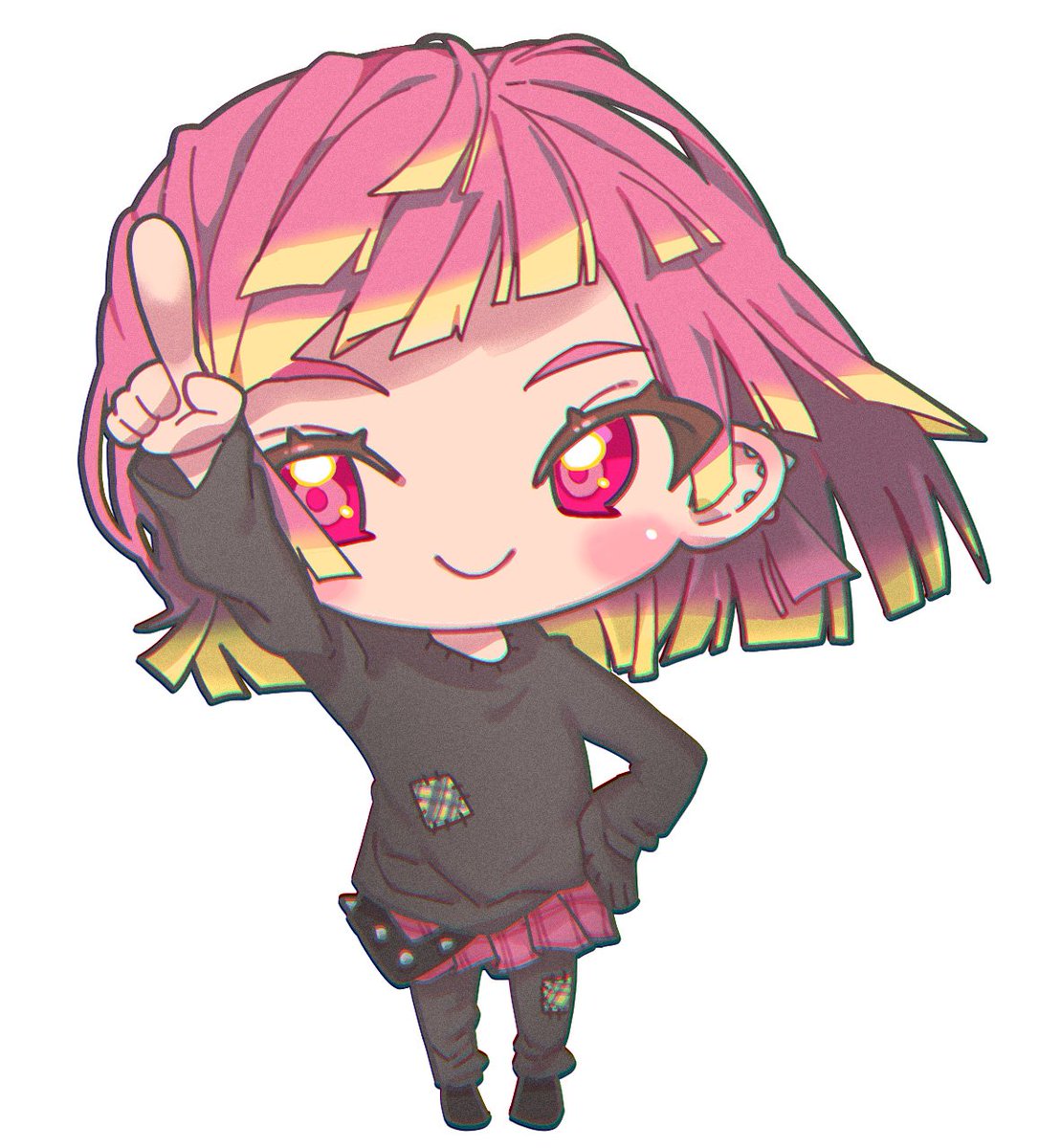 描いてもらった🫰服もかわいい嬉しい！！