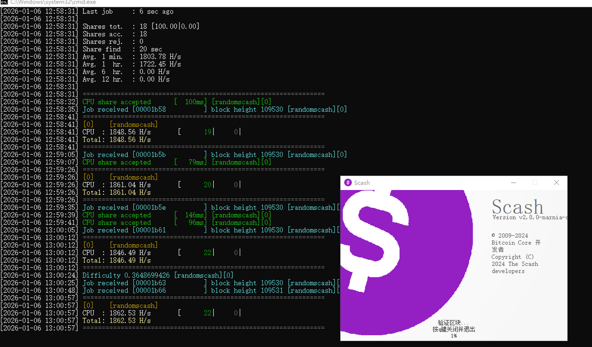 Proof-of-work is essentially one-CPU-one-vote.” （工作量证明本质上是“一CPU一票”）——出自比特币白皮书，强调早期PoW去中心化的公平性，每个CPU节点平等参与共识。  家庭电脑挖矿时代！践行“一CPU一票”，​ 中本聪现金“一CPU一票”信仰落地！ $Scash 挖矿体验一下！ 回归 ...