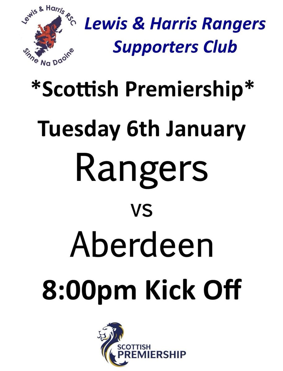 Lewis & Harris RSC tweet media