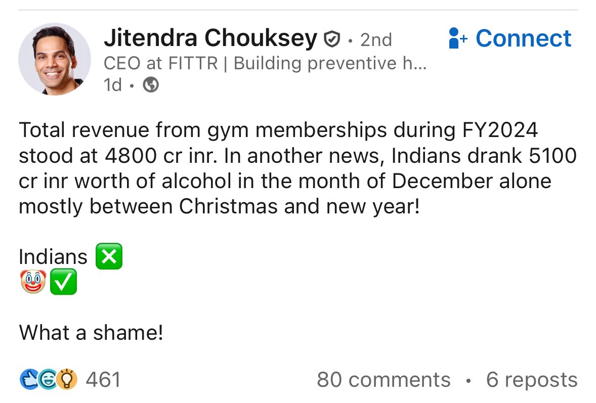 kawal279's tweet image. Chouksey ji be like-

Jis business me mai hu, uski sale kam hui hai islie Indians are clowns 🤡