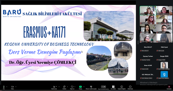 bartinsbfhem's tweet photo. Bartın Üniversitesi Sağlık Bilimleri Fakültesinde 31 Aralık 2025’te K171 Personel Hareketliliği Eğitimi gerçekleştirildi. Doç. Dr. Hacer Yalnız Dilcen ve Dr. Öğr. Üyesi Necmiye Çömlekçi, Kosova ve Kenya’daki K171 süreçlerine dair bilgilendirme yaptı. Katılanlara teşekkür ederiz. https://t.co/CPyhrOwBrH