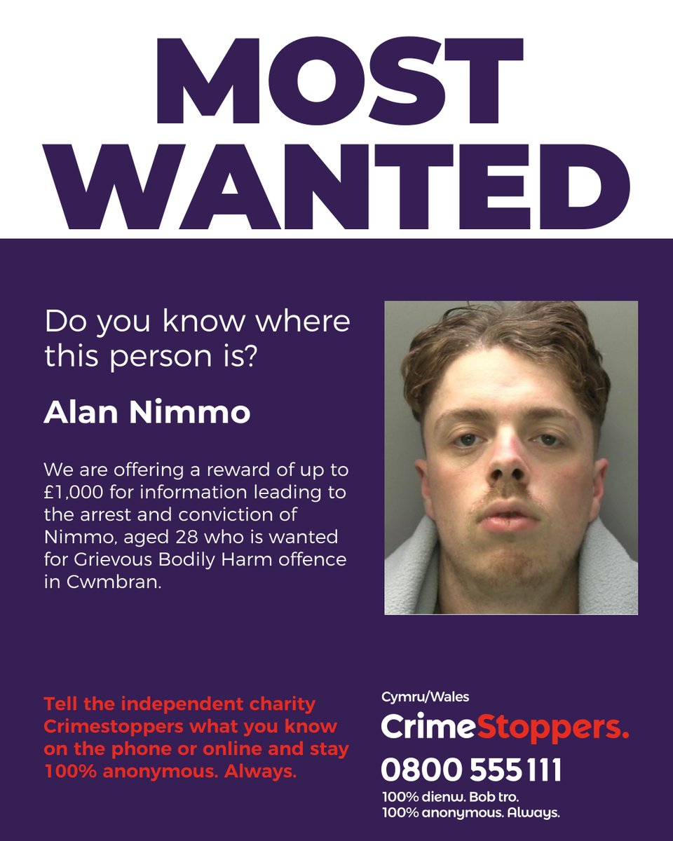 Crimestoppers Wales tweet media