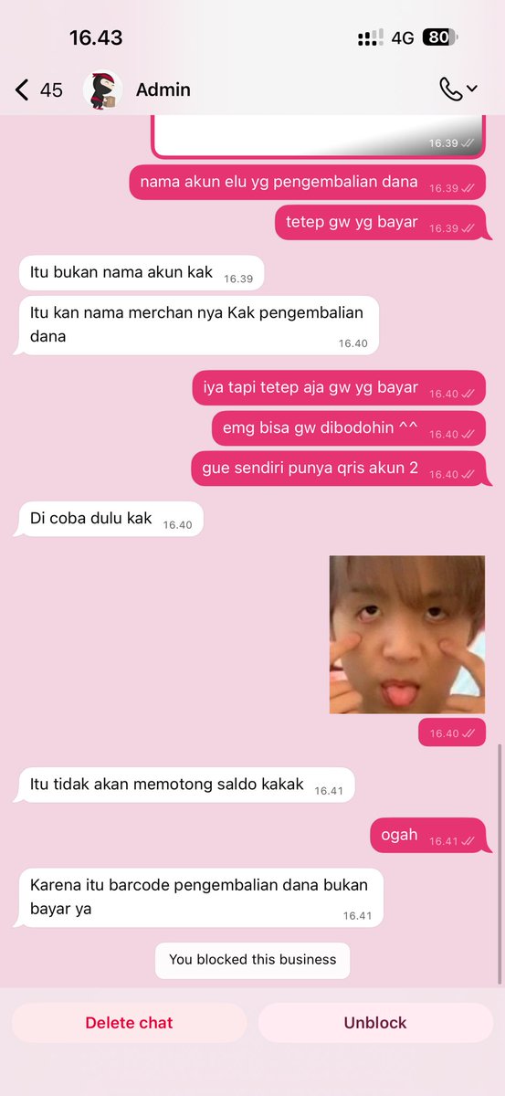 hyeoksolo's tweet image. ‼️HELP RT hati-hati modus penipuan baru buat yang sering belanja online 😅👎🏻

serem banget sampe tau no. resi bahkan alamat~ modusnya mengatas namakan ekspedisi trs katanya barangnya ketuker dan kasi opsi refund manual lewat qris gitu, nama merchant qrisnya “pengembalian dana”