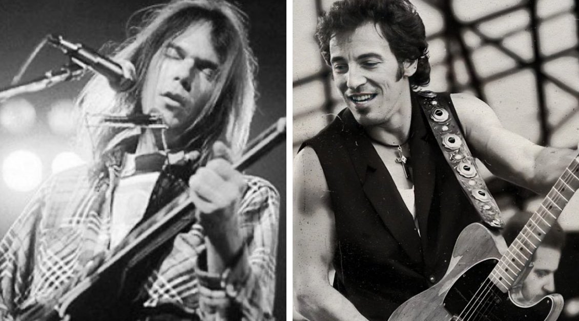 RockNRoLL_85's tweet image. Neil Young or Bruce Springsteen?