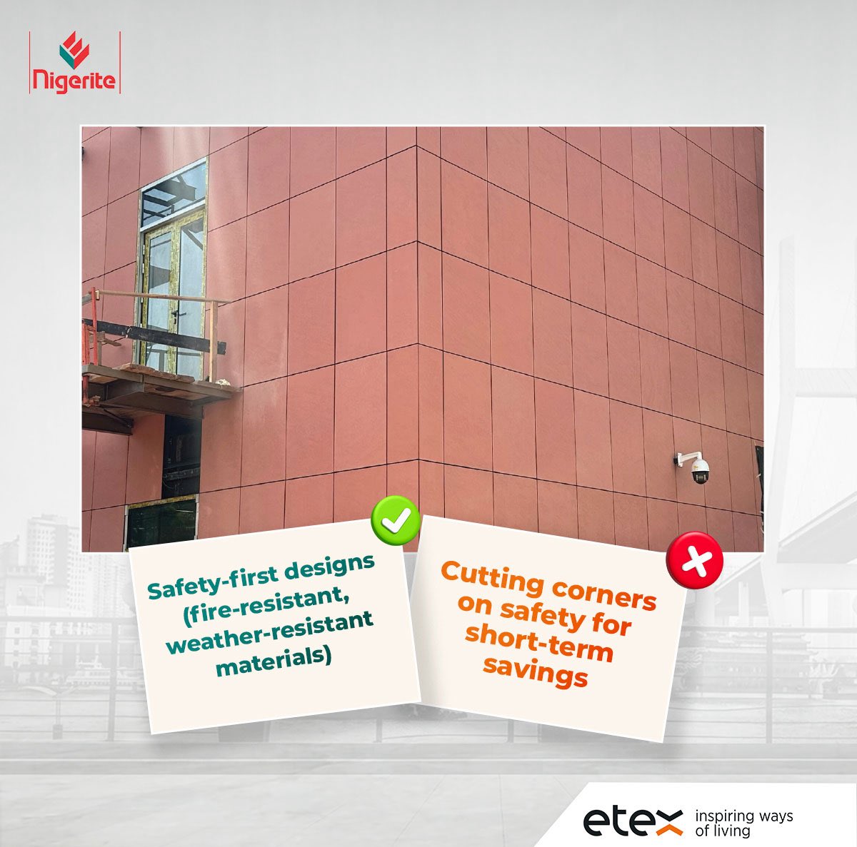 nigeritelimited's tweet image. 2026 is the year of smarter building. From durable materials to energy-efficient designs, here’s what’s IN (and OUT) for stronger, sustainable homes. Swipe to see the trends shaping the future. 

#EQUITONE #DesignFreedom #FacadeInnovation #ArchitecturalDesign