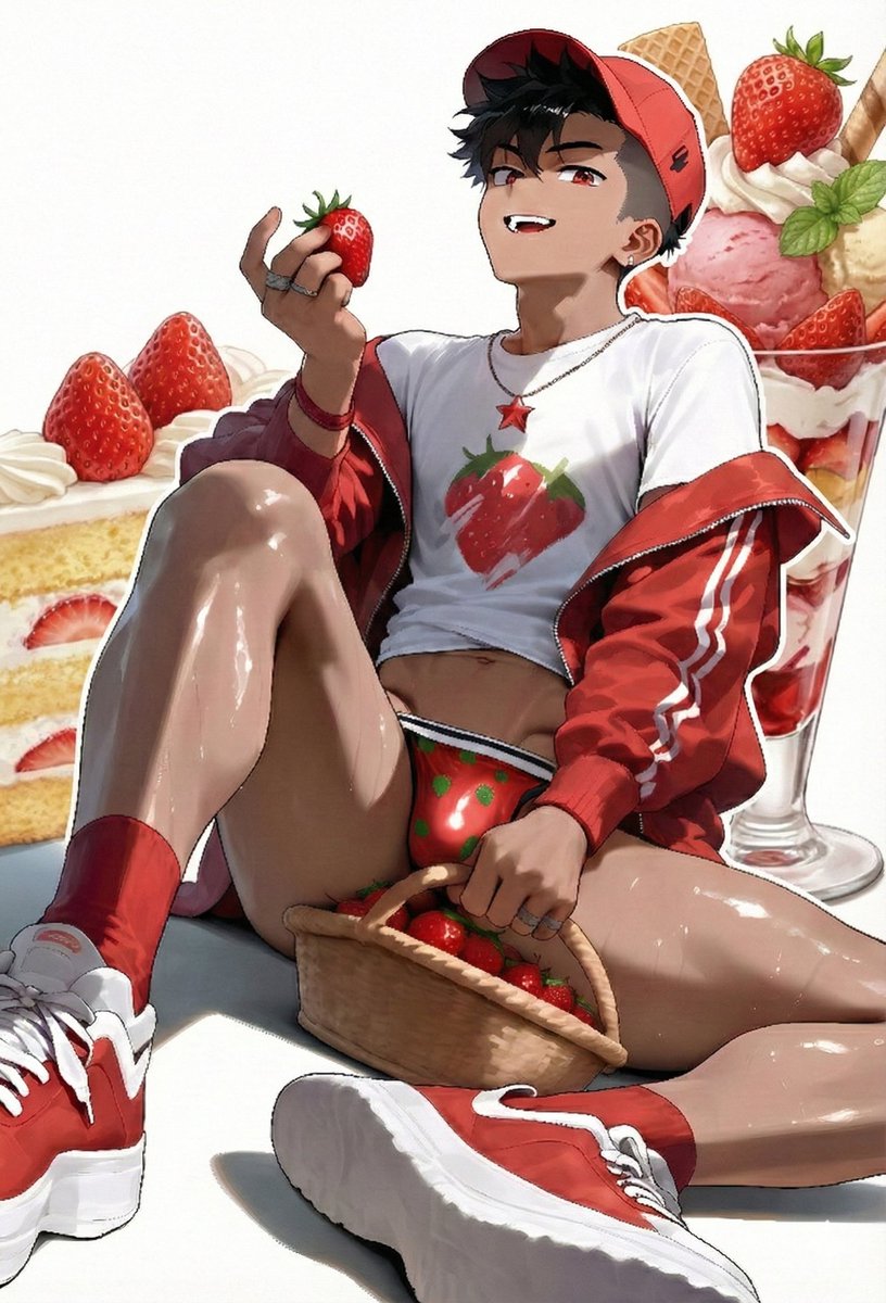 いちごトッピングしよっか〜？🍓