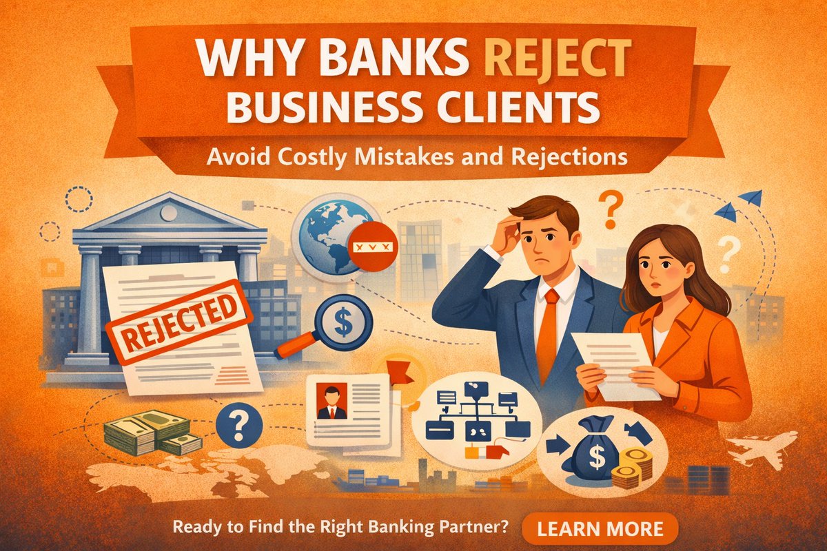 CompyCo's tweet image. 💬 “Can you guarantee bank account approval?”
The honest answer: No one can.

Become a pro in understanding Banks:
compyco.com/why-banks-reje…

#BankingFacts #BusinessGrowth #CorporateServices #AMLCompliance #GlobalBusiness #Entrepreneurs #CompyCo