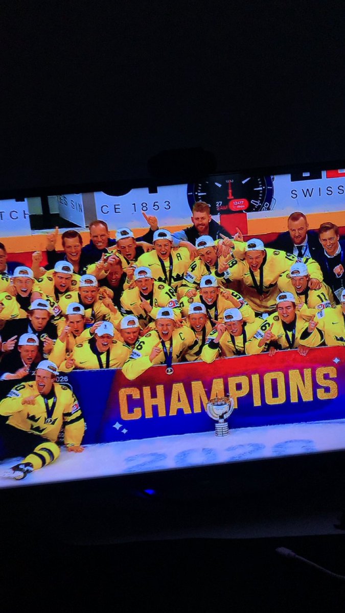 Grattis till guldet grabbar #jvm2026 #sverige #jvmgold #guld #hockey