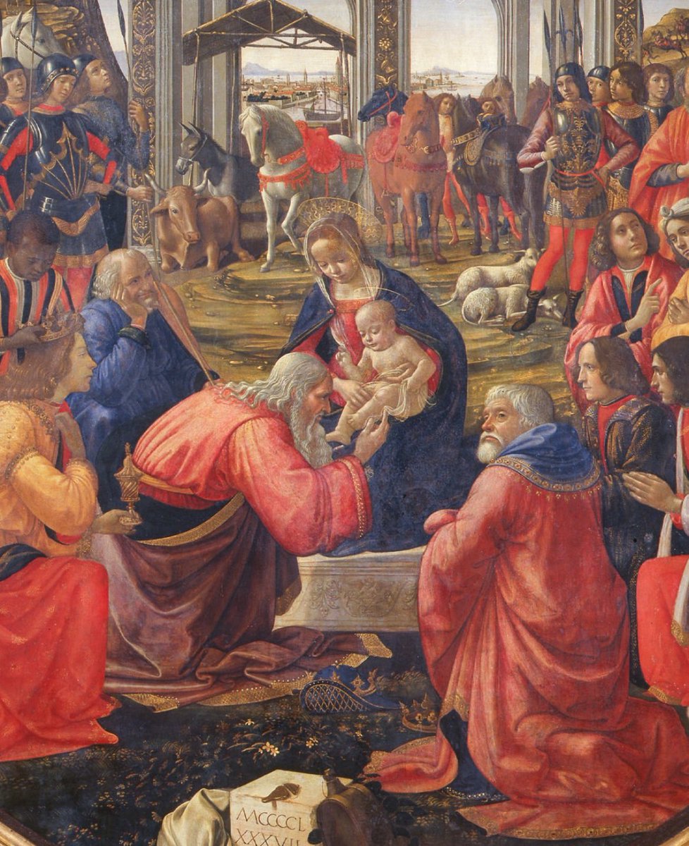 UffiziGalleries's tweet image. Quando nasce #Gesù accade qualcosa di straordinario. 

Anche i re Magi accorrono ad omaggiare l'evento.

Una vera e propria #epifania

Ce la racconta #Ghirlandaio in un'opera del 1487 agli #uffizi