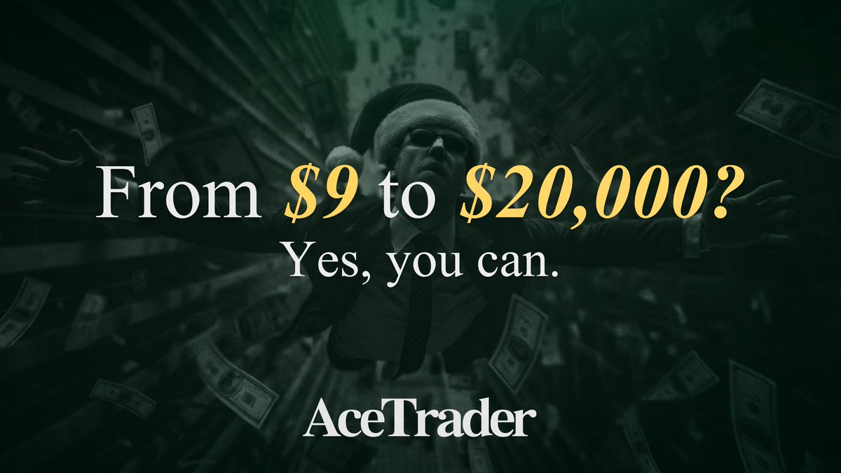 We're out of beta - and so are you.
✨New Year. New You.✨

Start with $9, get up to $20,000 trade fund in your first month of 2026.

Be an AceTrader: acetrader.com