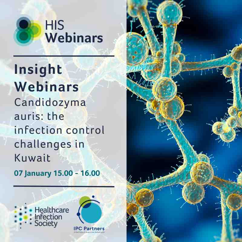HIS_infection's tweet photo. 📢1 day to go!
🧫 Insight Webinar: Candidozyma auris in Kuwait
07 Jan 2026 | 15:00–16:00 GMT

Join Dr Areej Al-Ali, Dr Phil Norville and Dr Jon Otter for a look at the real IPC challenges of managing C. auris.

🔗 Register: https://t.co/wukqmv5j5Q
 #CAuris https://t.co/TW0XCMt20t