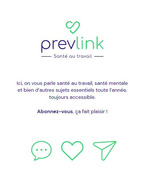 Prevlink santé au travail tweet media