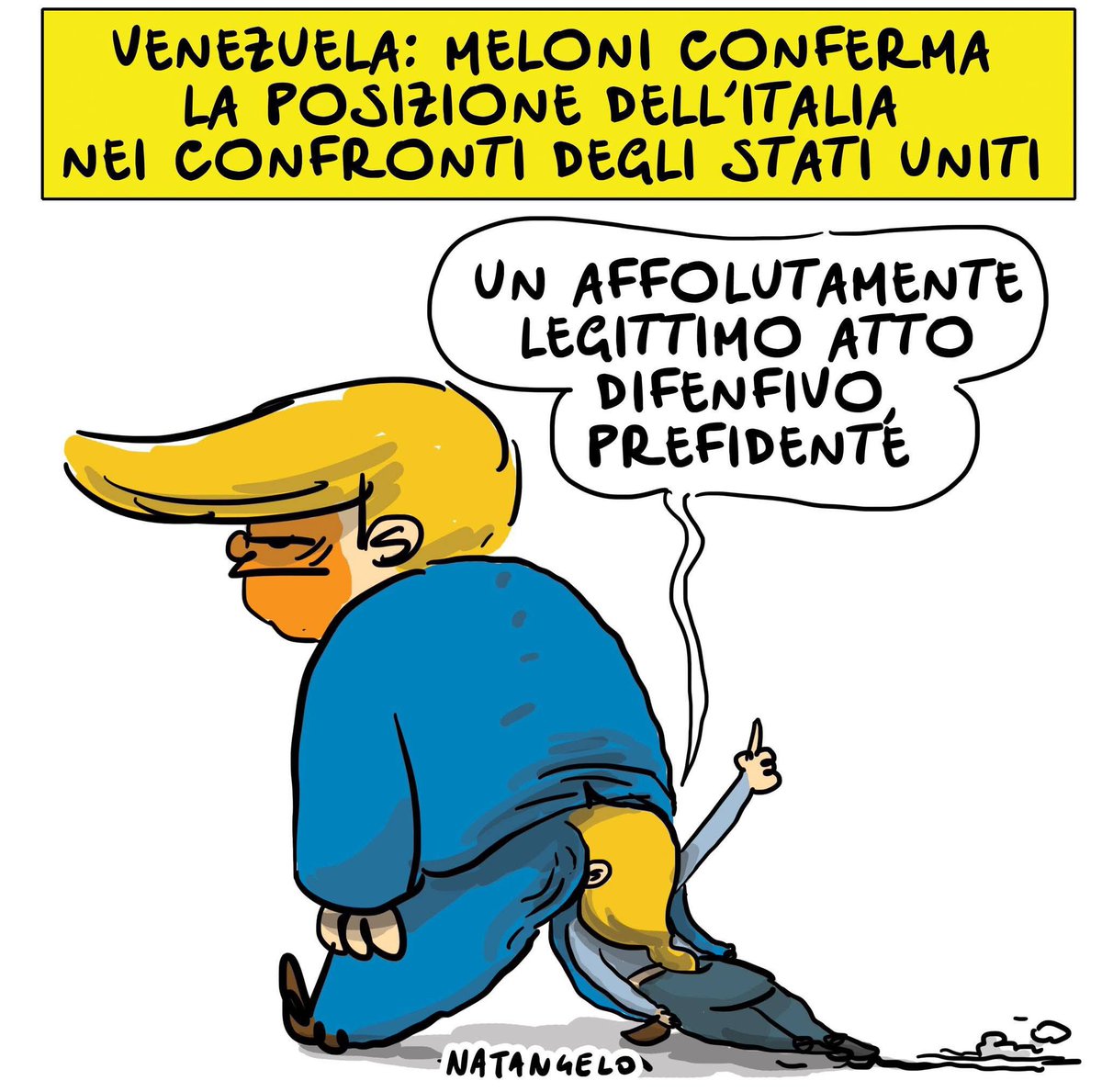 nadablackdog's tweet photo. .@GiorgiaMeloni #Meloni #governoMeloni #colonia #Venezuela #Maduro #Trump https://t.co/Tu3MbrYdDJ