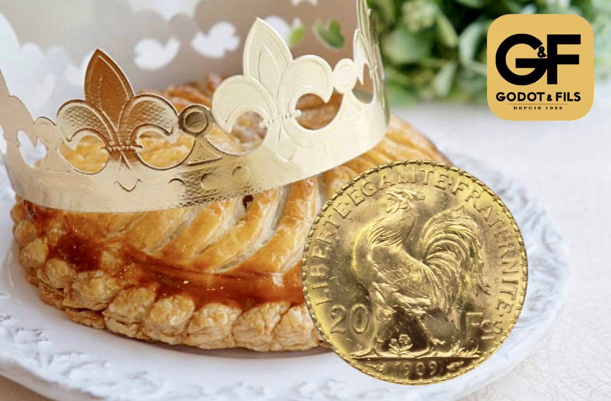 GodotFilsReims's tweet image. 🥧 { GALETTE DES ROIS } 🥧
Pour respecter la tradition qui veut que l’on remplace la traditionnelle fève dans la galette des rois par un Louis d’Or, nous vous proposons notre sélection de pièces 20 francs et 10 francs Or @GodotFilsReims 
#Reims #Or #LouisOr #GaletteDesRois