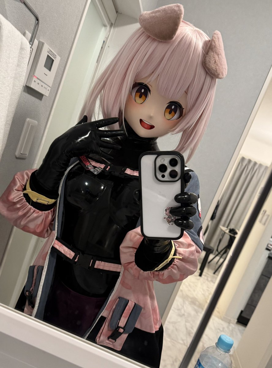 放電対策…⚡️ #kigurumi #rubber #澄闪