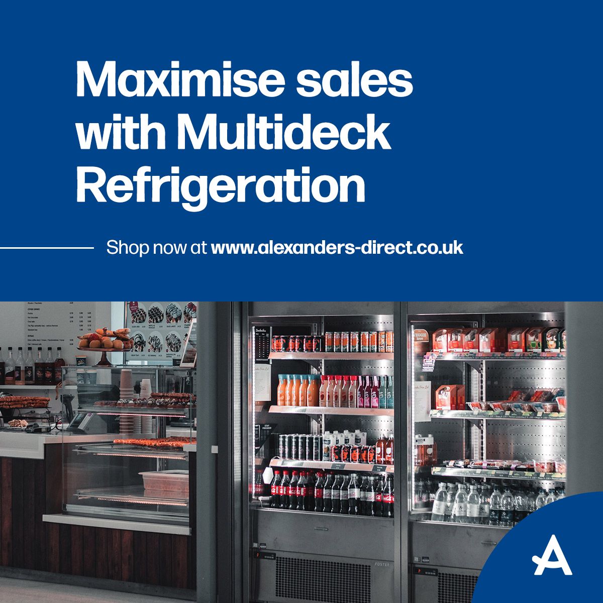 AlxandersDirect's tweet photo. Maximise sales with Multideck Refrigeration
Chilled food and drinks without the inconvenience of doors

Shop now at https://t.co/EIS0XPyH6V https://t.co/XhqX15lotF