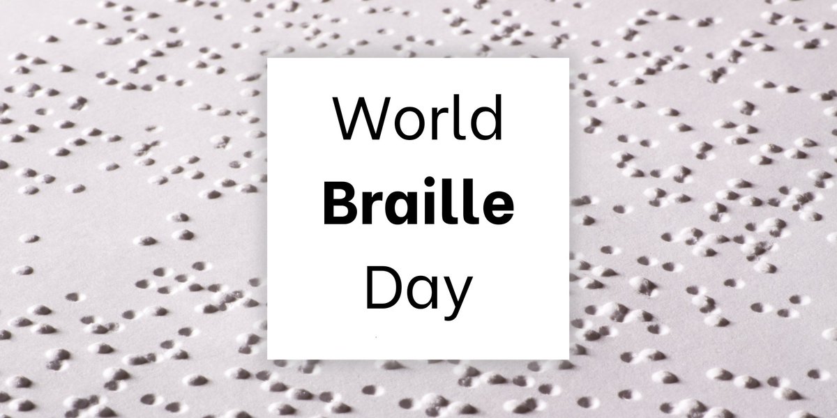 wscc_e4s's tweet image. It was World Braille Day on the 4th of January. For information and resources read our article here: e4swsccalpha.co.uk/blog/world-bra… #WorldBrailleDay #BrailleDay #Braille