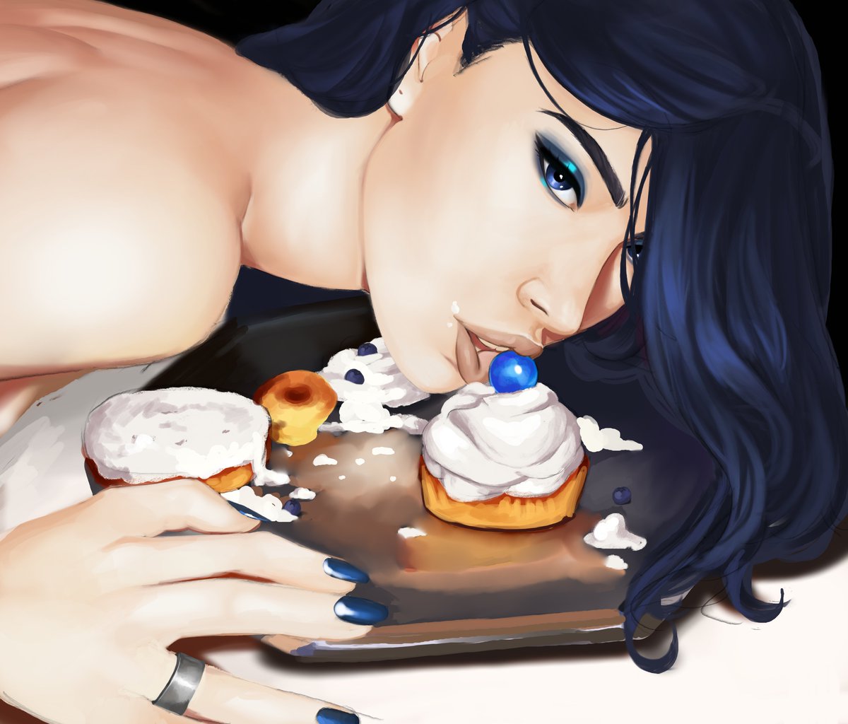 I didn't have time to draw this in time for her birthday, so...

#HappyCaitlynDay