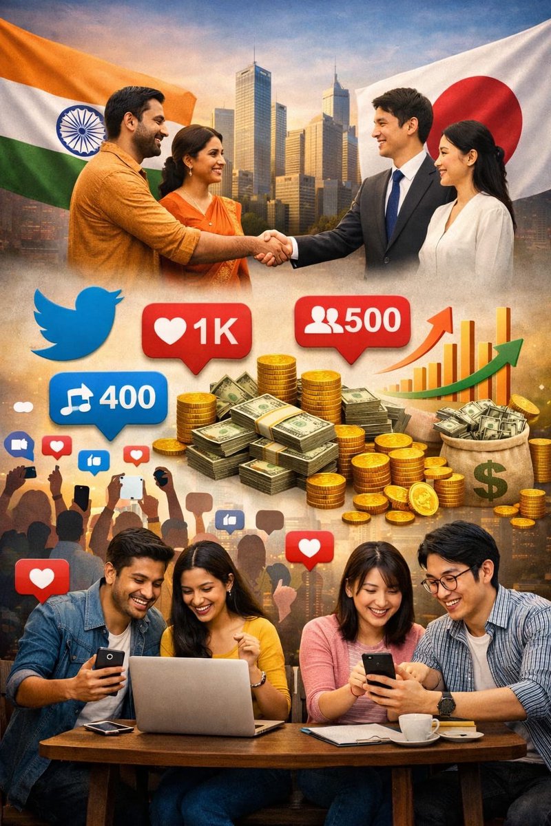 भारत में Payout की समस्या पर एक पोस्ट बनाई है इस पर थोडा ध्यान देना-

भारत में बहुत से लोग खुद को बेरोज़गार कहते हैं, जबकि उनके पास मोबाइल, इंटरनेट और सोशल मीडिया जैसे साधन मौजूद हैं। फिर भी वे कमाई क्यों नहीं कर पा रहे हैं?

अगर हम जापान की बात करें, तो वहाँ की आबादी भारत से
