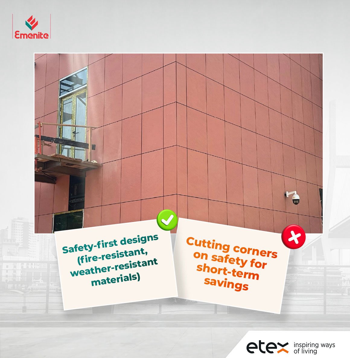 emenitelimited's tweet image. 2026 is the year of smarter building. From durable materials to energy-efficient designs, here’s what’s IN (and OUT) for stronger, sustainable homes. Swipe to see the trends shaping the future. 

#EQUITONE #DesignFreedom #FacadeInnovation #ArchitecturalDesign