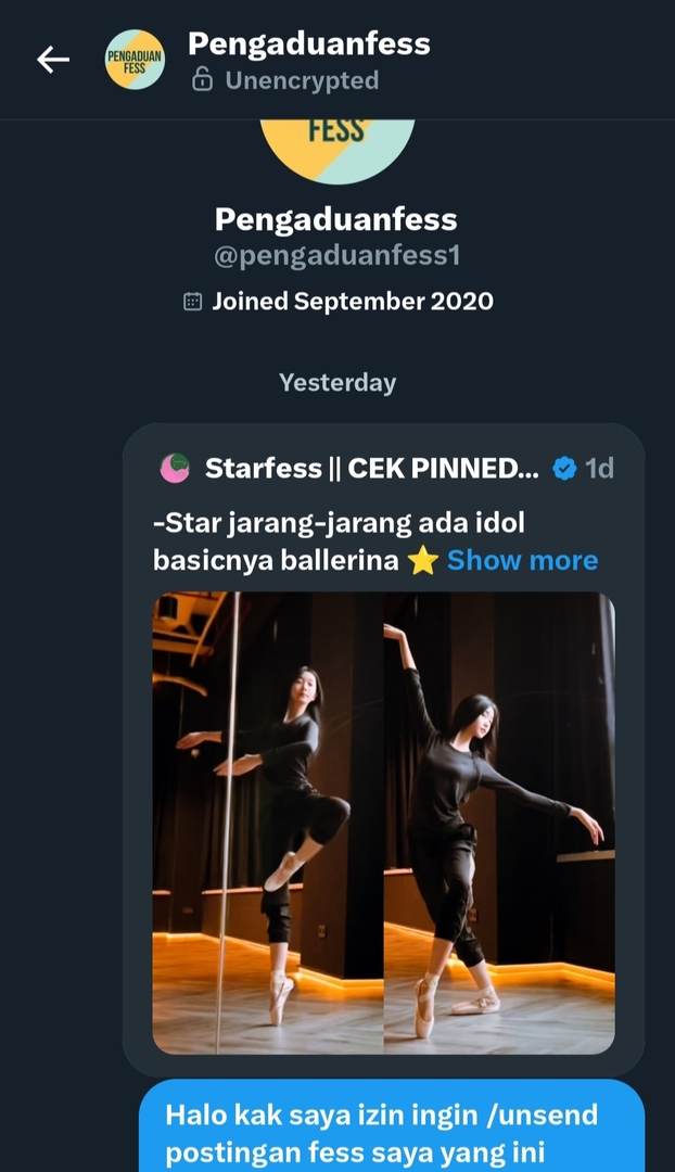 Starfess || CEK PINNED UNTUK KIRIM MENFESS tweet media