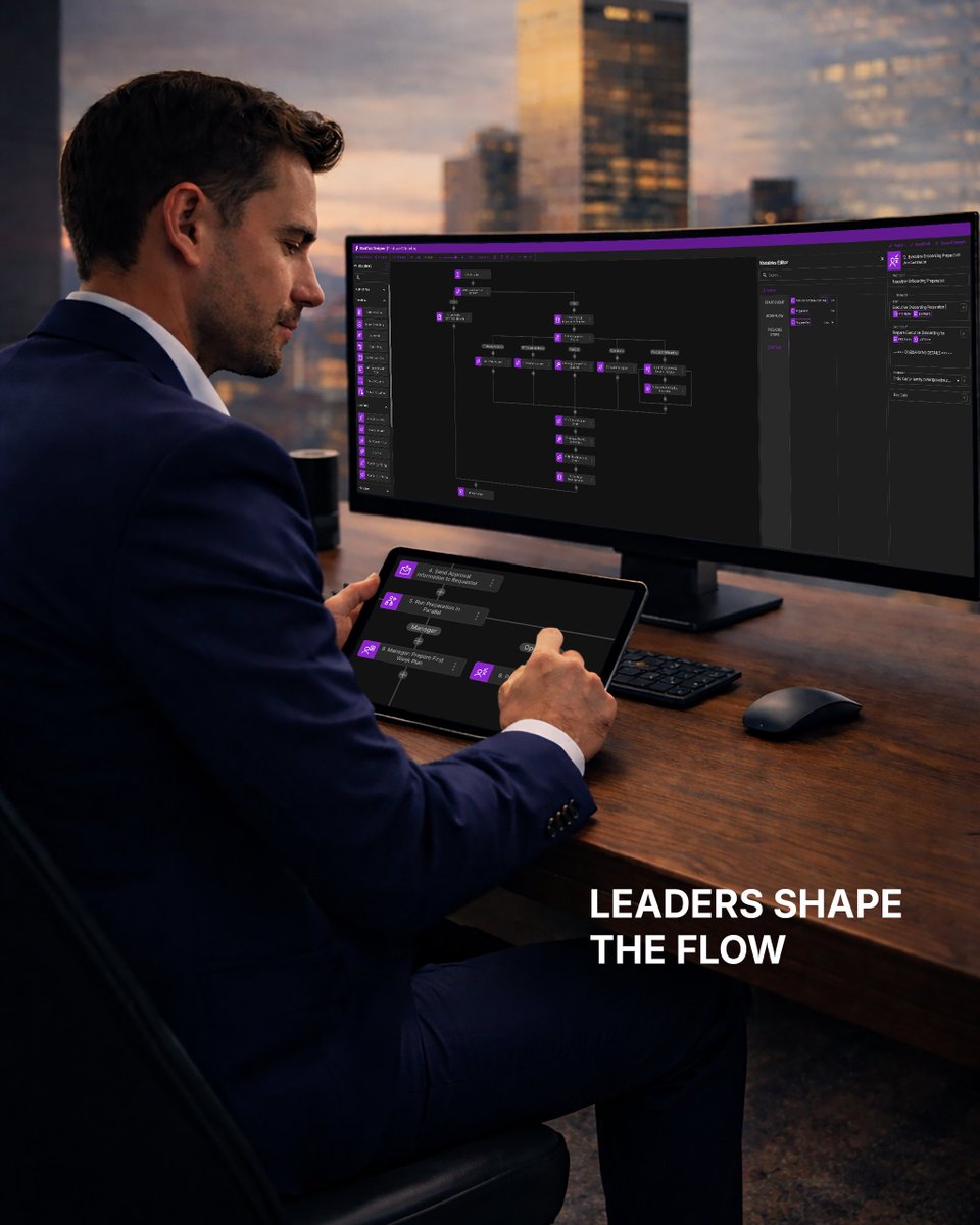 flowifier's tweet photo. Clear, connected &amp; in control ✨

Our platform brings clarity to complex operations, connecting processes, data, and decisions into one continuous flow.

Built to help organizations stay focused on what matters most: moving the business forward.

👉 https://t.co/7Up0wkXWz5 https://t.co/Fhs6dUBwjp