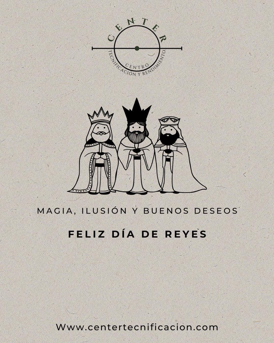 CENTER1380964's tweet image. 🎉👑✨ ¡Que la magia de los Reyes Magos llene de ilusión cada rincón!

Desde CENTER les deseamos un Día de Reyes lleno de magia, ilusión y buenos deseos. 🌟🎁

#DiaDeReyes #Center