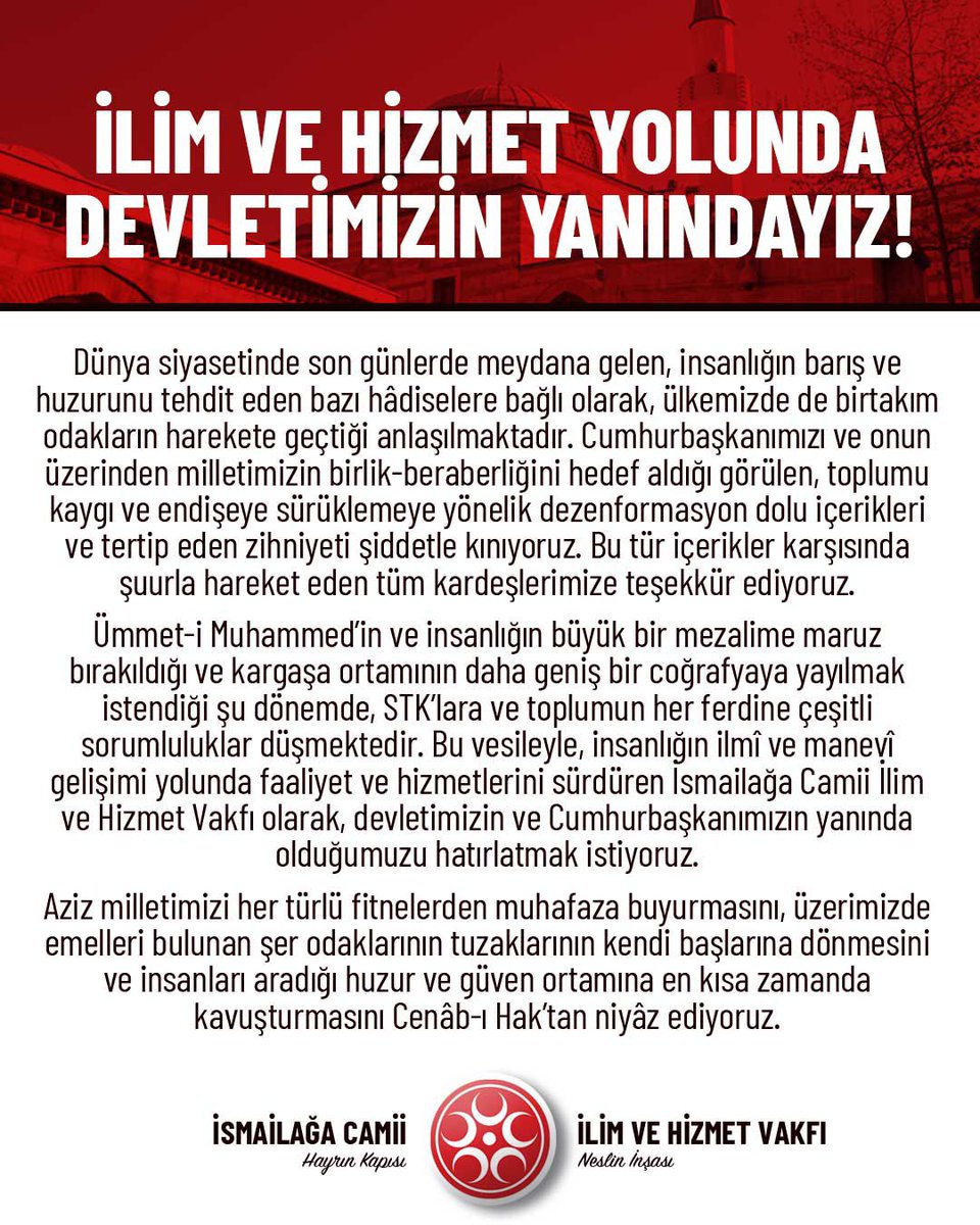 İsmailağa Camii tweet media