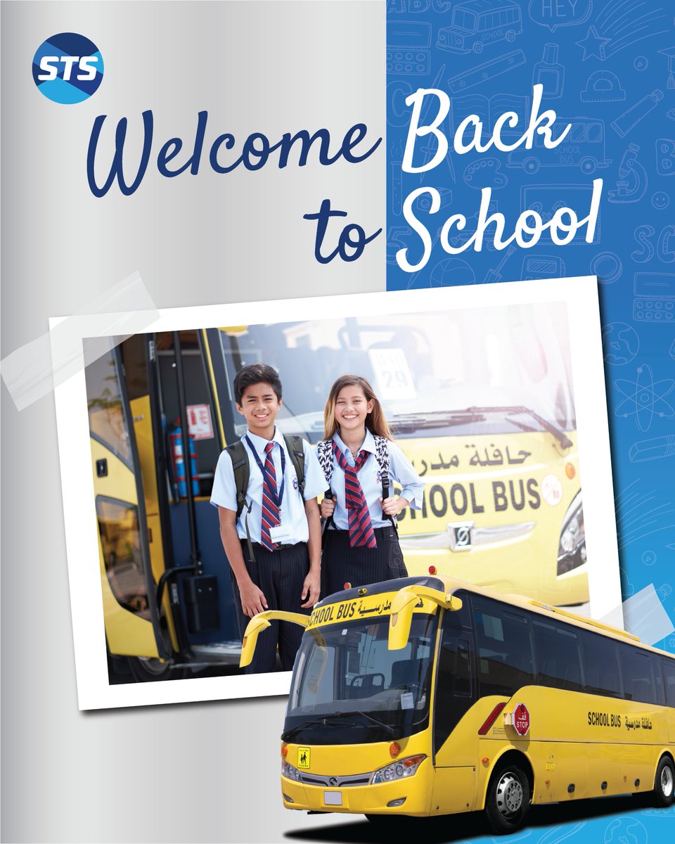 Welcome back to school! 🎒✨

Hope you enjoyed your winter break! ❄️
We’re happy to have you back on board and ready for a new term ahead.

#STSGroup #Welcome2026 #WelcomeBackToSchool #SafeTravel #SafeTimelySmart

مرحبًا بعودتكم إلى المدرسة! 🎒✨

نأمل أن تكونوا قد استمتعتم