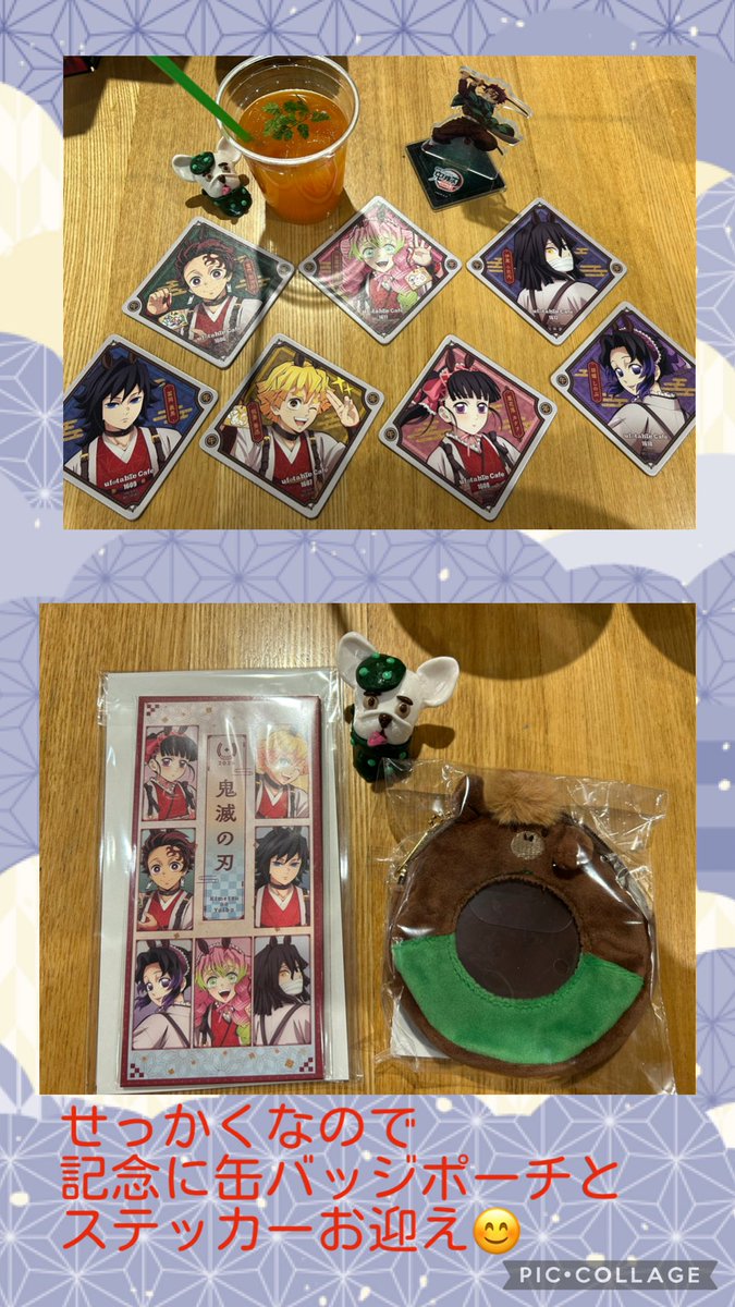 こんばんは😊ﾏﾁｱｿﾋﾞｶﾌｪへ行ったょ☕️列に並んでいる間にお話して頂い