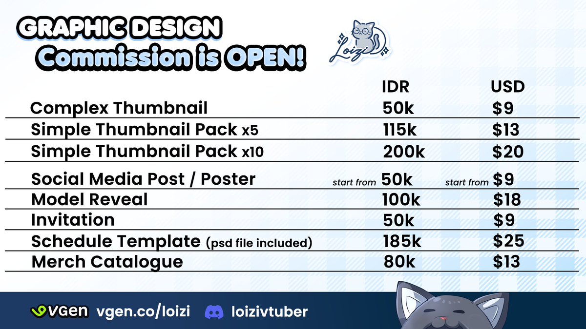 loizivtuber's tweet image. Loizi' s Graphic Design
— COMMISSION OPEN! ✨

♡ + ↻ are much appreciated! 🫶

samples and TOS below ↓