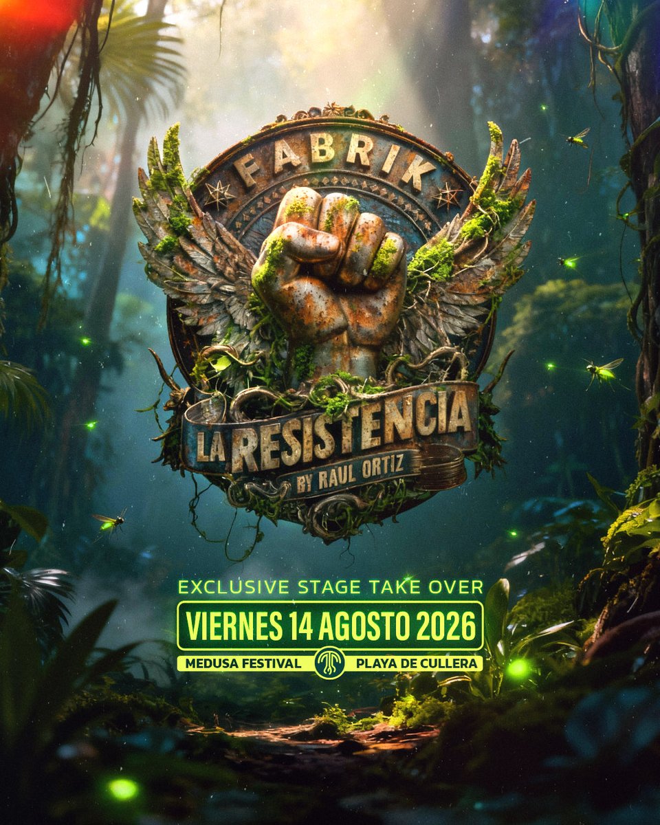 MedusaFestival's tweet image. La Resistencia llega por primera vez a Medusa Festival y se apodera de un stage completo 🕺💿 ¡𝐒𝐎𝐑𝐓𝐄𝐀𝐌𝐎𝐒 𝟐 𝐀𝐁𝐎𝐍𝐎𝐒 𝐆𝐄𝐍𝐄𝐑𝐀𝐋𝐄𝐒! 𝐏𝐚𝐫𝐚 𝐩𝐚𝐫𝐭𝐢𝐜𝐢𝐩𝐚𝐫:         

Síguenos y haz RT. Anunciaremos ganadores el próximo 13/01. Suerte!