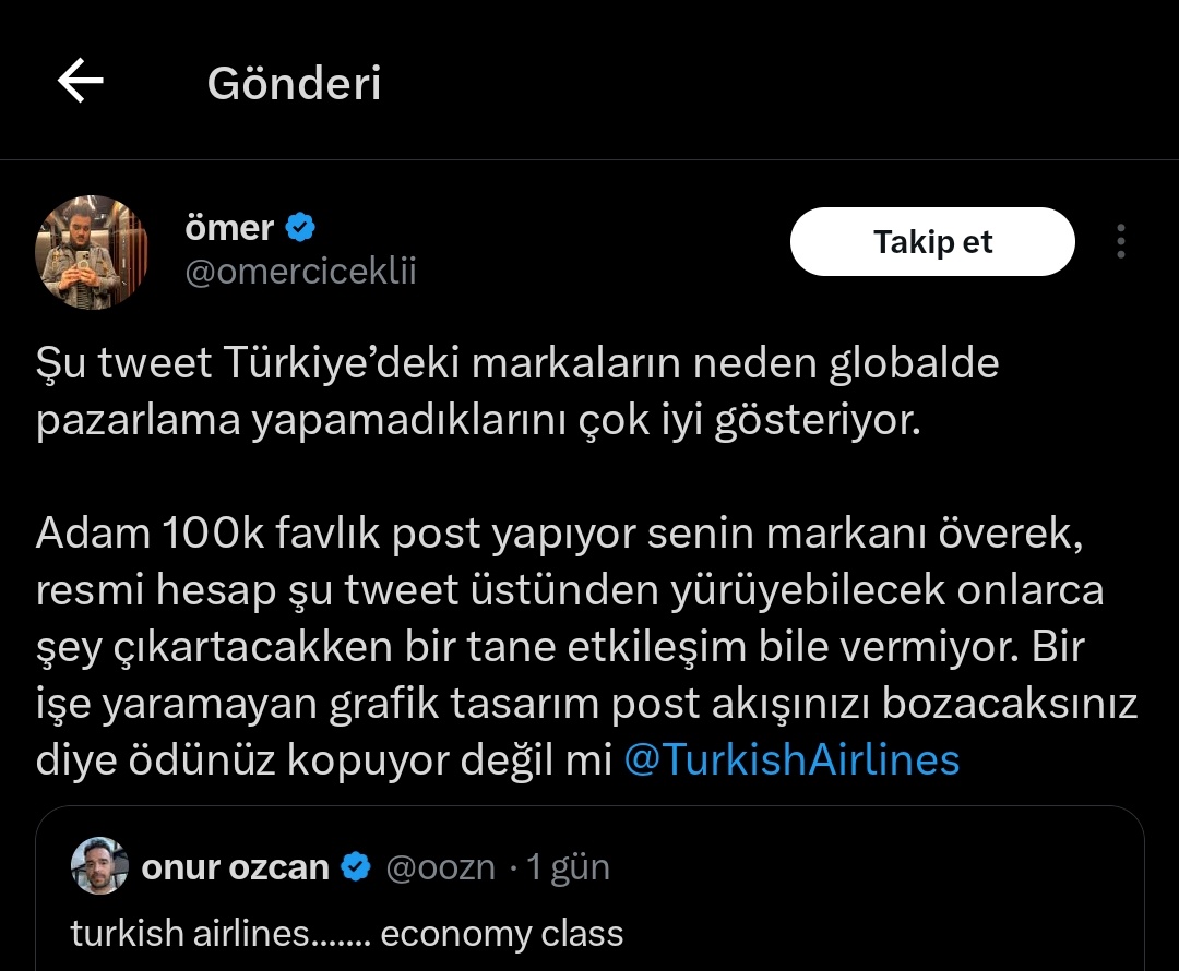 <
şu atıltı Türkiye'deki sartların neden gezegen boyu satıştırma yapamadıklarını ...

Kişibaş 100b beğenilik gönderi yapıyor senin sartını överek, iyeli kullandaşlık şu atıltı üstünden ... olut çıkartacakken bir tekçe etkileşim bile vermiyor. ... çizge-tasarım gönderi akışınızı