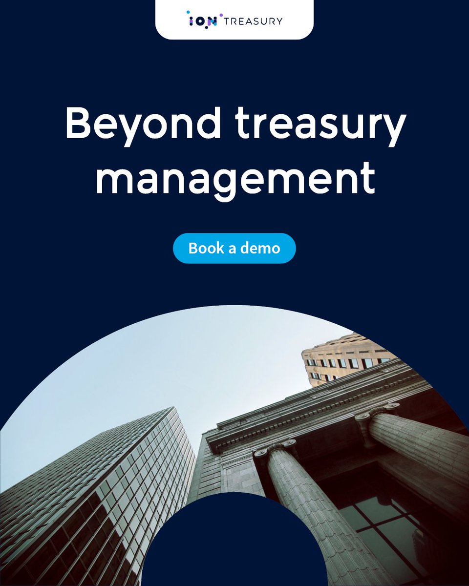 IONTreasury's tweet photo. Treasury is evolving — moving from transactions to strategy. ION Treasury connects cash, liquidity, funding, payments, and risk in one ecosystem. Connect. Predict. Lead. Learn more: https://t.co/DhvHOfFgEo 
#IONTreasury https://t.co/uXaykNhige