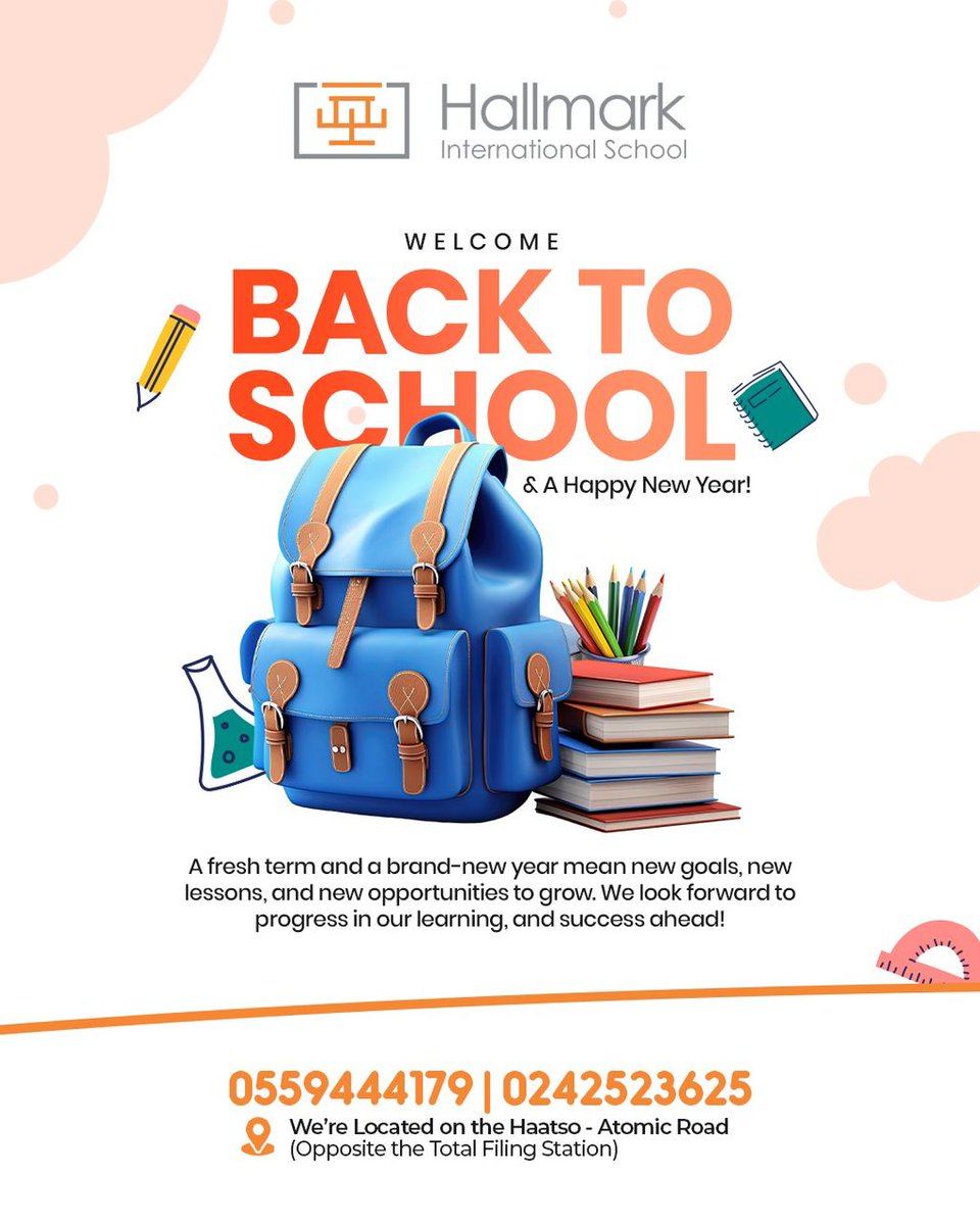 HallmarkSch's tweet photo. Today, we begin a new term. It’s a clean slate for improvement and achievement. 
Hallmark wishes all students a fruitful and productive term! https://t.co/gqC94kxatJ