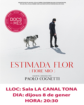 Iniciem l'any amb "Estimada Flor". S'estrenarà a Tona el 8/01 . Un documental contemplatiu ambientat als Alps que reflexiona sobre la vida a la muntanya i la relació profunda entre l'ésser humà i la natura. Es la primera pel·lícula escrita, dirigida i protagonitzada per Cognetti.