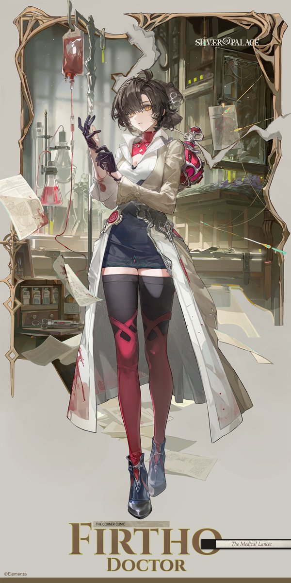 SilverPalace_EN's tweet image. Character Title Page
Firtho (Doctor)

—— The Medical Lancet ——

--
"Life has not been kind to me. Death, on the other hand... has been a truer friend."
--

Trace the Reaper's steps, and let the deceased spill the truth.

A cold and mean doctor who conducts medical research in…