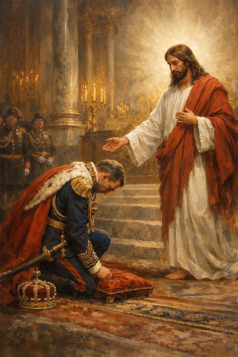 PerezRoldanJM's tweet photo. Hoy, día de la Pascua Militar, es el día de la monarquía tradicional.

«Se postrarán ante Ti, Señor, todos los reyes de la tierra» (Salmo 71)

¿Crees que algún rey actual, en alguna parte del mundo, se postra, de verdad, ante el Rey de reyes?

Responde aquí⬇️