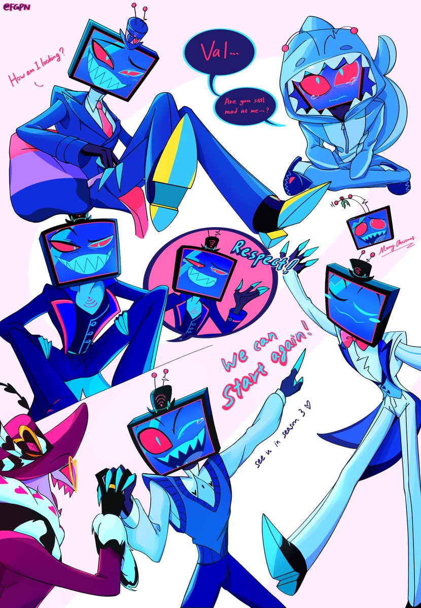 FGPN0114's tweet photo. 我有沃瘾⚡️⚡️⚡️📺🦋📺
#HazbinHotel 
#VoxVal 
#ValVox https://t.co/UXfLS0uSVW