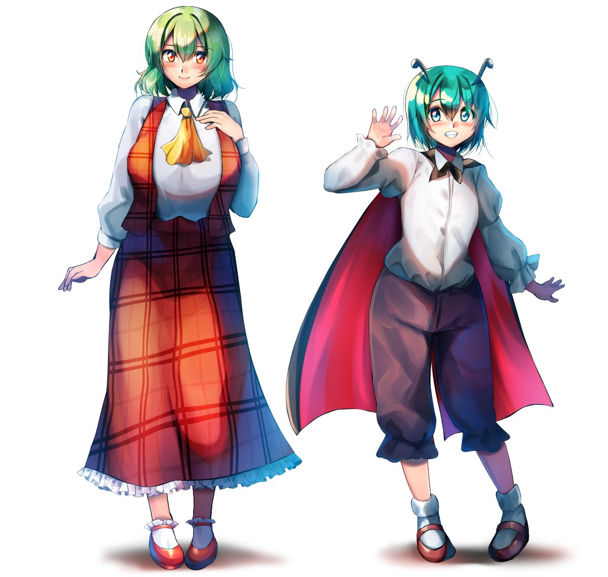 リクエストいただきました『東方Project』風見幽香&リグル・ナイトバグです #Skeb 