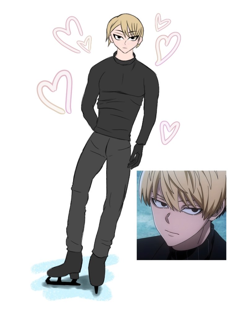 mudanophile's tweet image. Here we go, mudano naito as your ice skating instructor ⛄️❄️

#桃源暗鬼