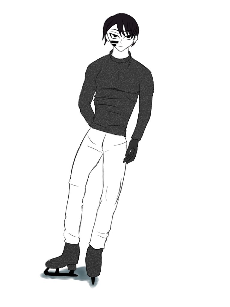 mudanophile's tweet image. Here we go, mudano naito as your ice skating instructor ⛄️❄️

#桃源暗鬼