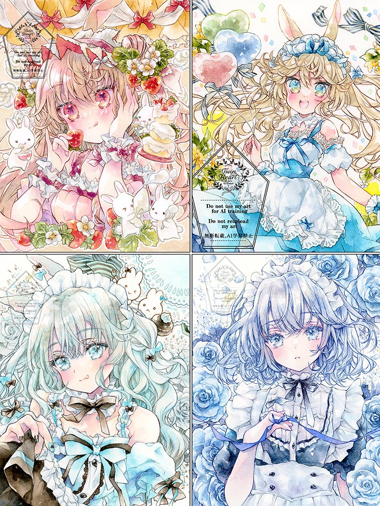 ryo_twinheart's tweet photo. #新年早々の創作クラスタフォロー祭り
#絵描きさんと繋がりたい

透明水彩や顔彩で描いてます
少し儚げで可愛��雰囲気が好きです https://t.co/3yqnA352J8