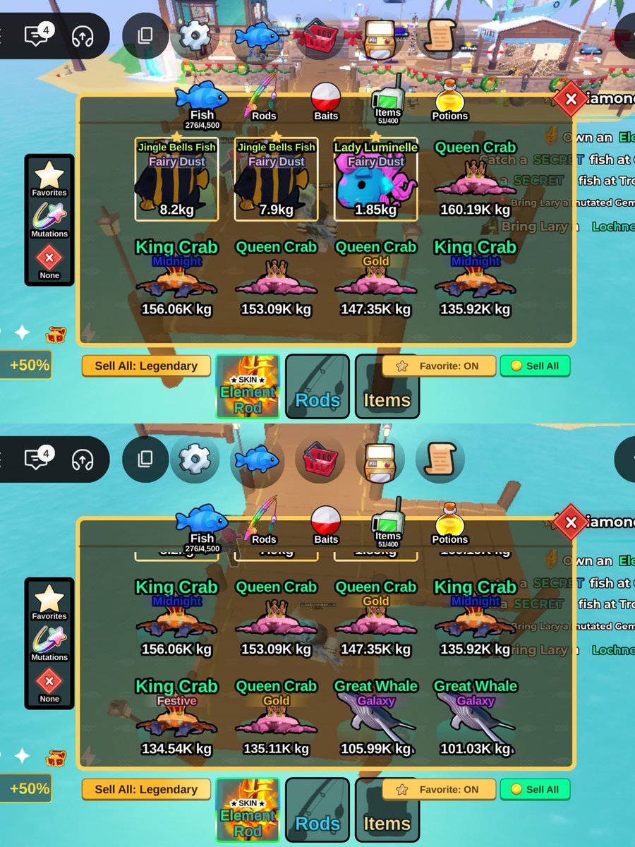 GONN_NNN's tweet image. HALO GUYS
aku ready secret mutasi nih
Queen crab biasa ada 2 , 3k 1an
King crab midnight ada 2 , 15k 1an
King crab festive 15k
Queen crab gold ada 2 , 10k 1an
Great whale galaxy ada 2 , 20k 1an
Yang tertarik bisa DM guys🙌🏻
Murmer nih avrekber pastinya