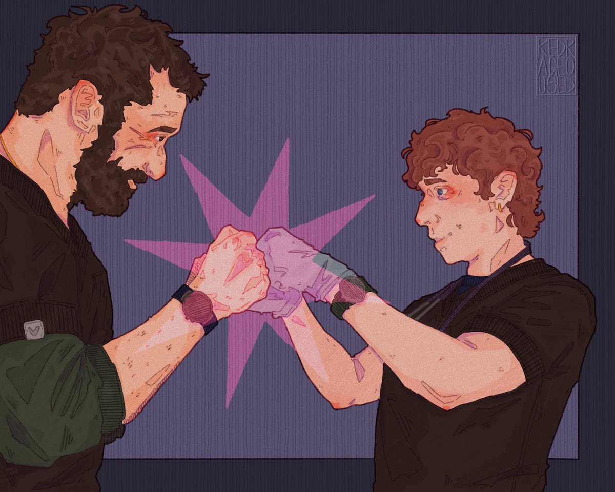 REDRAGEOUSED's tweet image. hucklerobby has gotta be the worst people to work w ever itd be permanent third wheeling #thepitt #thepittfanart