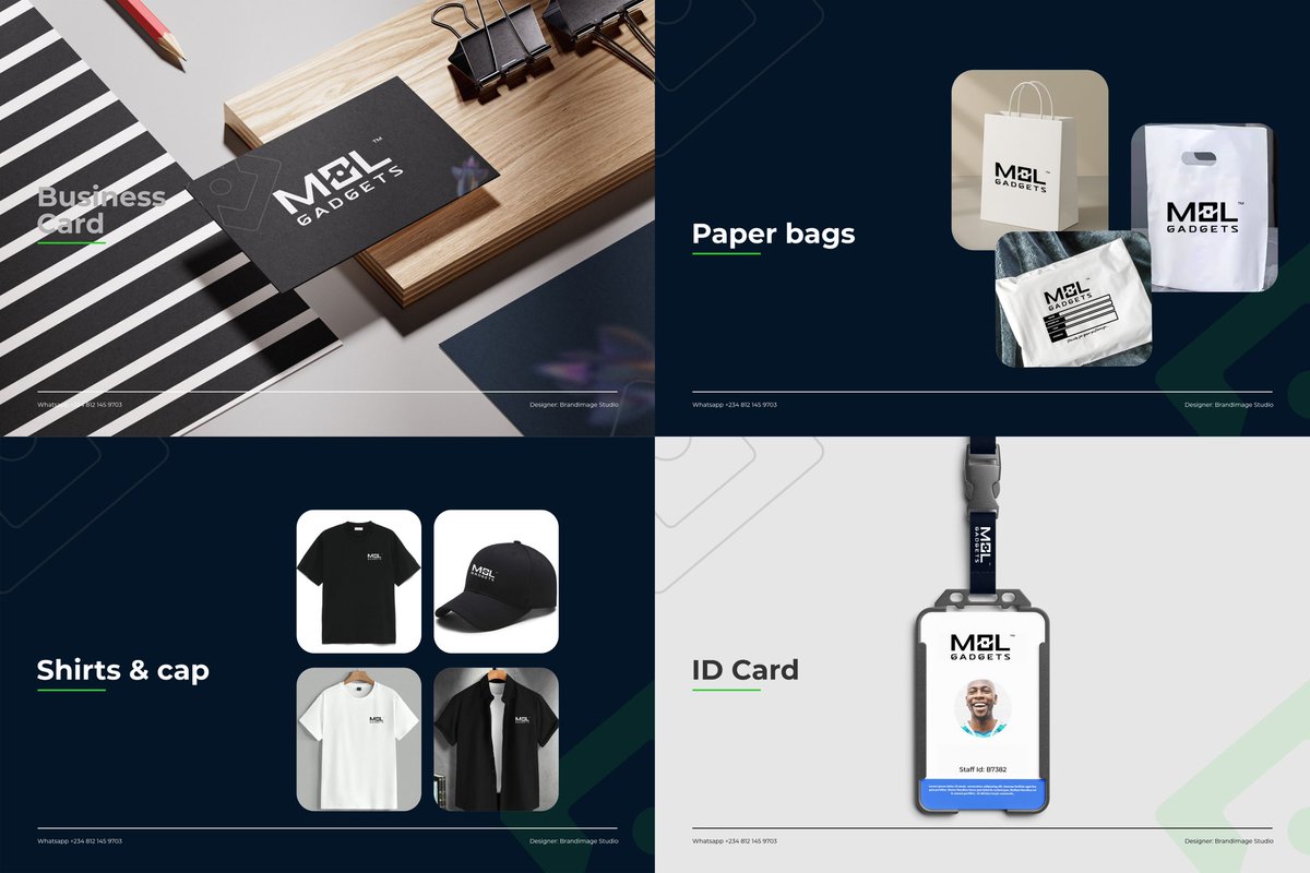 Full identity system for MOL Gadgets.
✅ Custom Typography
✅ Dynamic Color Accessibility
✅ Multi-platform Logo Variations
✅ Dynamic mockups 
#design #logo #mockups #presentation