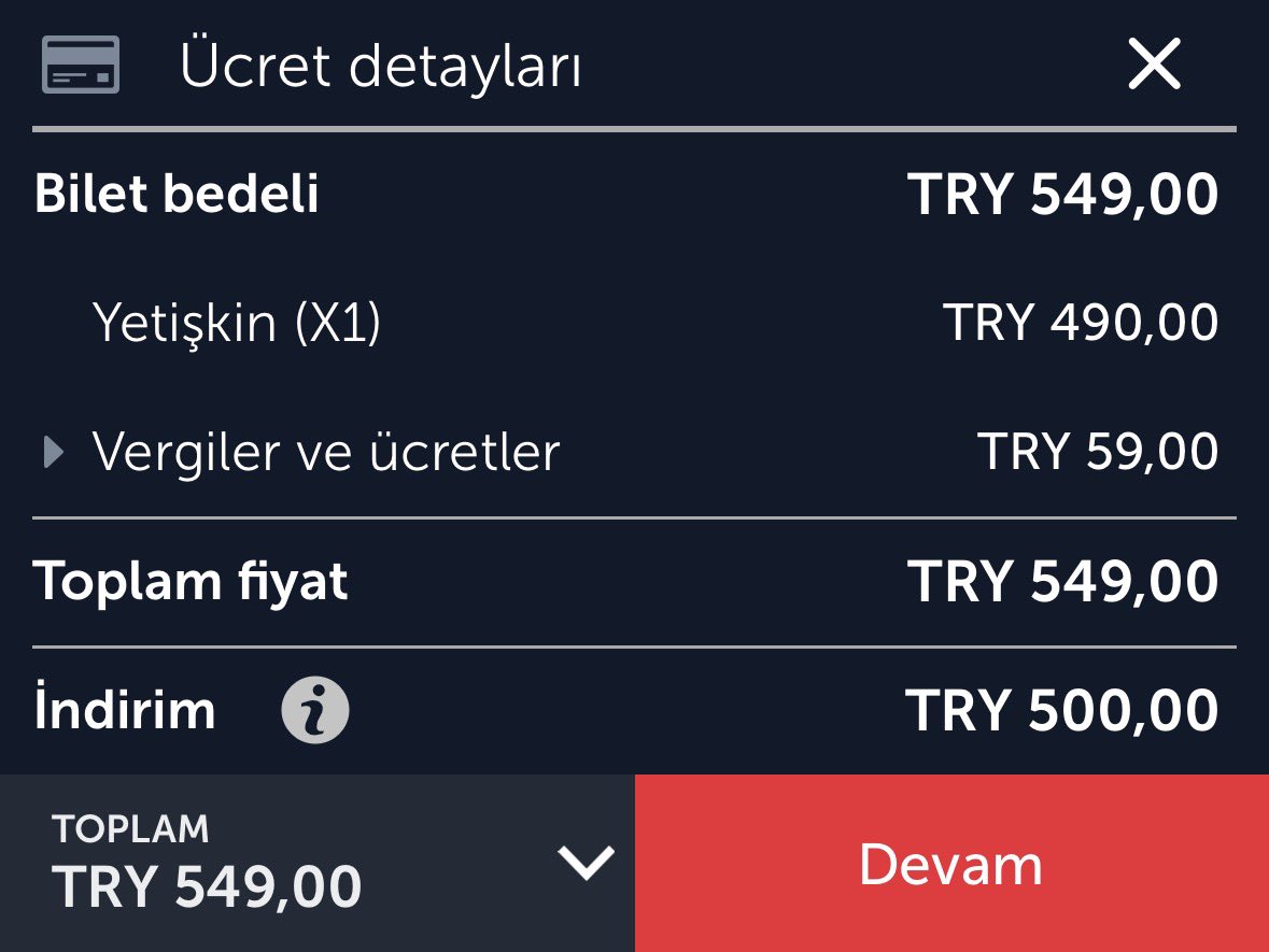 gencfonlari's tweet image. Kimse fark etmedi ama Türk Hava Yolları az önce "fiyat hatası" tadında dev bir kombo kampanya açtı. ✈️🇹🇷

Sessiz sedasız hem bilet fiyatlarını 1.049 TL’ye sabitlediler, hem de üzerine TROY indirimi ekleyerek fiyatı 549 TL’ye düşürme imkanı verdiler. Şu an otobüs biletinden bile…