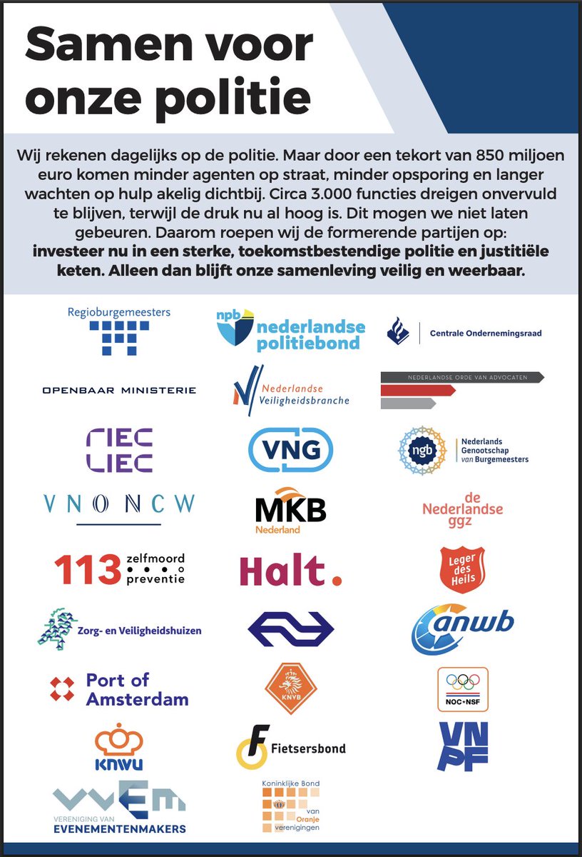 Nederlandse Politiebond (NPB) tweet media