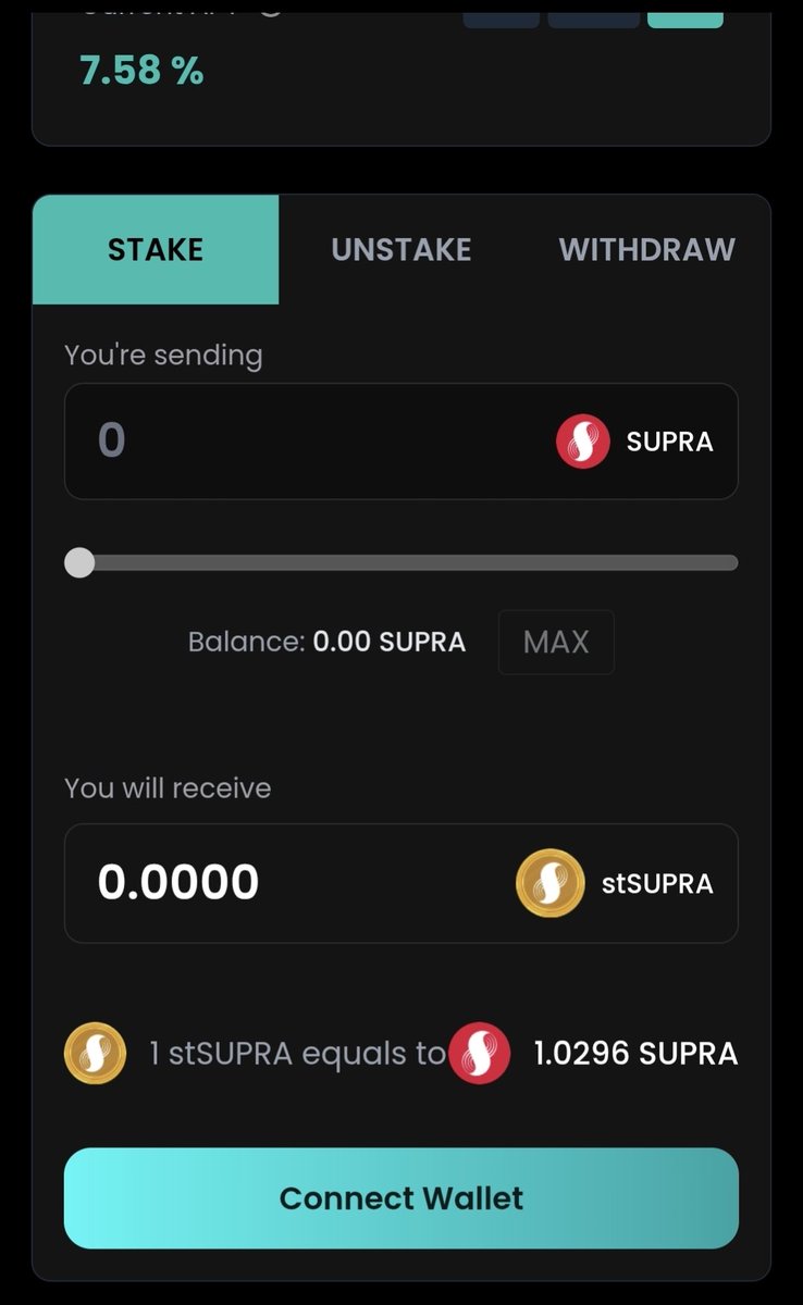 🚨 JUST IN 

<a href="/AtmosProtocol/">Atmos Protocol</a> introduces some of the highest yields on Supra with $SOLID

✅ Lock veSOLID - earn up to 100% APR
✅ Stake stSOLID - earn 24.86% APY
Capital efficiency just improved.